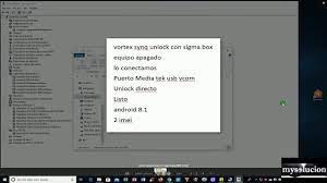 Permanent unlocking of lg vortex is possible using an unlock code. Vortex Synq Android 8 1 Unlock Sigma Box Original Youtube
