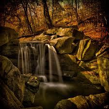 Most are located in the ravine, the stream valley section of the north woods. North Woods Waterfall Central Park Photograph By Chris Lord