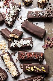 Dark Chocolate Covered Coconut Bars Half Baked Harvest Recipe Vegan Desserts Vegan Dessert Recipes Coconut Bars
