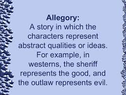 Allegory Literary Terms Poetry Terms Story Poems