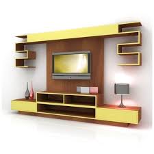 Living Room Living Room Furniture Varnish Wooden And Yellow Wooden Led Tv Wall Cabinet Ornament And Wall Unit Designs Living Room Tv Wall Modern Tv Wall Units