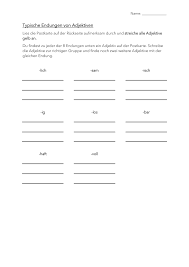Diesen brief sollten wir zum buch das austauschkind von jasper an die mittermeiers schreiben. Ab Adjektivendungen Unterrichtsmaterial Im Fach Deutsch In 2021 Adjektive Unterrichtsmaterial Zahlworter
