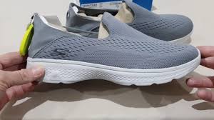 Skechers performance go walk max sneaker,charcoal. Unboxing Skechers Go Walk 4 Convertible 54684 Char World Best Casual Shoes 100 Original Resmi Youtube