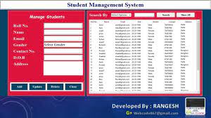 How To Make A Student Management System In Python With Database Hindi Part 1 Of 2 Youtube