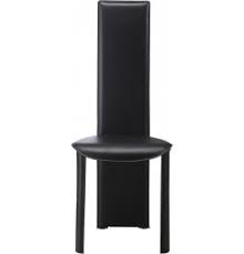 Check spelling or type a new query. Chaise Design Simili Cuir Noir Dossier Haut