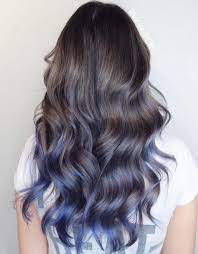 This hair color trend works with any shade, so you blonde ombré highlights are a popular pick for those with brown hair. 17 Lexi Blue Hair Ideas Hair Blue Hair Hair Highlights
