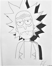Artstation Rick Sanchez Ron C Rick And Morty Drawing Disney Art Drawings Art Drawings Sketches