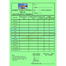 Disertai dengan kartu iuran bulanan santri. Print Karton Manila Tebal Folio Kartu Spp Kartu Iuran Kartu Konsul Shopee Indonesia