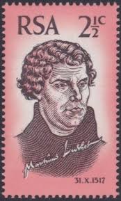 Stamp Martin Luther 1483 1546 South Africa Reformation 450 Mi Za 359 Sn Za 343 Yt Za 309 Sg Za 269 Luther Martin Luther Reformation