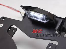 Motorcycle Led Rear Tail Light Number Plate Quad Bike Scooter Moped Ebay