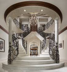 King S Palace Star Island Miami Florida Grand Stairway By Perla Lichi Design Luxury Staircase Staircase Design Double Staircase