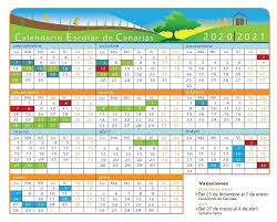 Para todos os ciclos de estudo. Calendario Escolar 2020 2021 En Islas Canarias