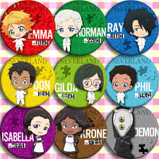 Maybe you would like to learn more about one of these? Brdwn The Promised Neverland Demon Krone Don Anna Emma Isabella Norman Gilda Ray Phil Cosplay Badge Buy At The Price Of 2 59 In Aliexpress Com Imall Com