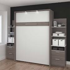 Murphy bed desk bo ikea desk home design ideas melbourne fice pro queen wall bed with desk white in queen murphy bed with desk shop for. Cielo Full Wall Bed With Two Side Storage Towers Costco