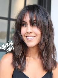 Want to take the plunge and go for a new long hairstyle with fringe. Cute Ways To Style A Long Bob With Bangs Long Bob With Long Bangs