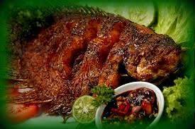 Resep Gurame Bakar Sambal Kacang Pedas Manis Resep Ikan Resep Makan Malam Sehat Resep Ikan Bakar