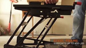 Black And Decker Workmate 225 Manual Black Decker Dual Height Workbench Wm225 Jpr Youtube