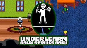 underlearn baldi strikes back 決戰巴迪老師 undertale fangame parody videos undertale nyan cat
