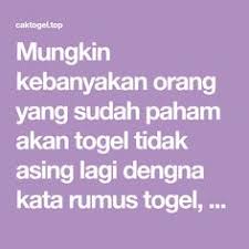 7 Ideeen Over Paito Togel
