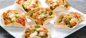 Mexicaans Gevulde Tortilla Bakjes Leuke Recepten Recept Hapjes Serious Eats Voedsel Ideeen