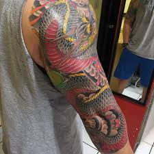 Many believe that the dragons are the rulers of all elements of nature and are capable of mastering earth, fire, wind, and water. 100 Dragon Sleeve Tattoo Designs For Men Fire Breathing Ink Ideas