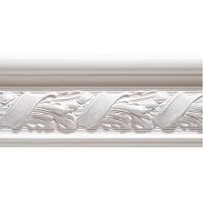Basswood chair rail/wainscot cap/picture frame moulding (55) model# 102u. 3 1 4 In X 8 Ft White Hard Primed Chair Rail Moulding In The Chair Rail Moulding Department At Lowes Com
