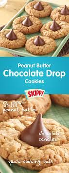 Peanut Butter Chocolate Drop Cookies Recipes Skippy Brand Peanut Butter Recipe Skippy Peanut Butter Cookies Chocolate Drop Cookies Favorite Cookie Recipe