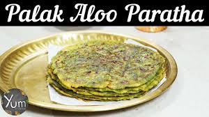 Palak Aloo Paratha Paratha How To Cook Potatoes Spinach And Potato Recipes