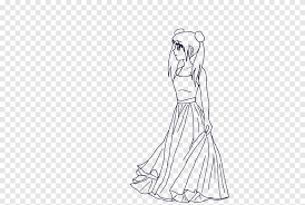 Sketsa mewarnai gambar hewan dunia putra putri. Finger Gown Drawing Line Art Sketsa Gambar Garis Putri Putih Tangan Png Pngegg
