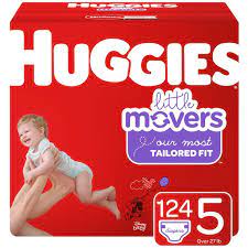 With the proliferation of direct to consumer diaper. Huggies Little Movers Baby Diapers Size 5 124 Ct One Month Supply Walmart Com Walmart Com