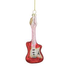 5% coupon applied at checkout. Northlight 5 25 Red And Silver Glass Bass Guitar Christmas Ornament Target