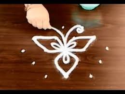 Easy Rangoli Designs With 5 To 3 Dots Simple Kolam Designs Chukkal Easy Rangoli Designs Rangoli Designs Small Rangoli Design