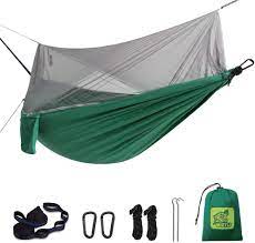 Hammock bug nets can range from around 15 to over 100. Upgraded Hammock Camping With Mosquito Net Hiking One Line Bug Net Design Indoor Outdoor Hammock With Tree Straps Beach Perfect For Backpacking Yard Travel Fast Easy Assembly Adventures Camping Furniture Camping Hiking
