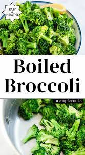 Boiled Broccoli A Couple Cooks Recipe Broccoli Recipes Side Dish How To Cook Broccoli Broccoli Recipes