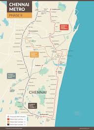 all about chennai metro phases route map fare stations