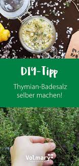 Erkaltungsbad Mit Duftendem Thymian Badesalz Plant Happy Erkaltungsbad Selber Machen Badesalz Erkaltungsbad