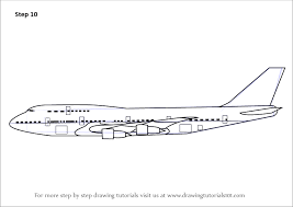 Kids, learn how to draw the aeroplane by following the steps below. Learn How To Draw Aeroplane Sideview Airplanes Step By Step Drawing Tutorials