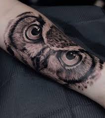 Rare owl with bright orange eyes seen for the first time in more than 125 years the elusive bornean rajah scops owl is inspiring scientists and researchers after its brief rediscovery. Owl Eyes Tattoo Owl Eye Tattoo Owl Tattoo Small Animal Sleeve Tattoo