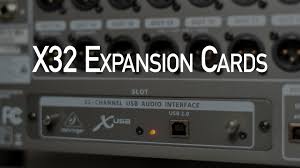 Q versions are also available for ios and android devices and are ideal for a performer to control their personal. X32 Expansion Cards All About Expansion Cards