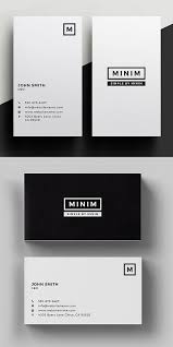 Simple business card templates can be used for startup businesses or if there is a budget constraint. Minim Simple Clean Business Card Graphic Design Business Card Simple Business Cards Cleaning Business Cards
