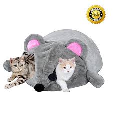 Chihuahua pug puppy cat bed black luxury faux fur snuggle sack sleeping bag. Cat Bed Cave Tunnel Sleeping Bag Kitty Sack Mouse Shaped Pet Cave Bag House With Removable Mat Buy Online In Aruba At Aruba Desertcart Com Productid 55847222