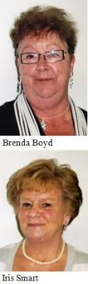Brenda Boyd (b. 1958) and Iris Smart (b. 1949)