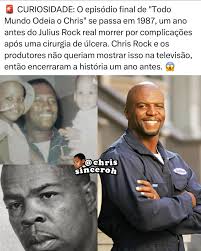 VOCÊ SABIA? 😱 Esse foi o motivo principal para o Chris Rock encerrar a  história de Todo Mundo Odeia o Chris um ano antes da morte do Julius  (Christopher Julius Rock II)