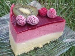 Bavarois Chocolat Blanc Framboises O Miam Miam De Soso Bavarois Chocolat Chocolat Chocolat Blanc