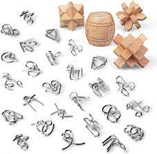 Check spelling or type a new query. Buy Brain Teasers For Adults Puzzles Cudny 28pcs 3d Unlock Interlock Assorted Metal And Wooden Puzzle Toys Mind Iq And Logic Test And Handheld Puzzle Games Wood Educational Toys For Gifts Online