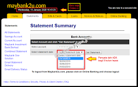 How to print transaction history maybank2u #234070. Cara Print Penyata Statement Bank Dari Maybank2u Mamapaparea Lifestyle Healthy Beauty