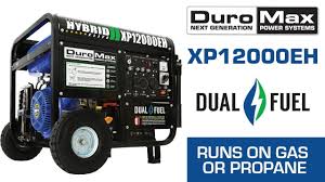 No other portable solar generator in the world can do that. Duromax Xp12000eh 12000 Watt 18 Hp Portable Dual Fuel Gas Propane Generator Youtube