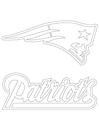 The new england patriots unveiled their new logo in 2000 which depicts a silver patriot with a red and navy blue striped hat. New England Patriots Logo Coloring Page Free Printable Coloring Pages For Kids