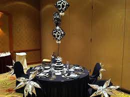 Silver Black 50th Birthday Party Decor 50th Birthday Party Ideas For Men 50th Birthday Party Centerpieces 50th Birthday Decorations