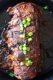 Fortunately there's a really simple recipe for an inexpensive, high protein (and tasty) dinner any man can make. Paleo And Whole30 Bacon Wrapped Pork Tenderloin